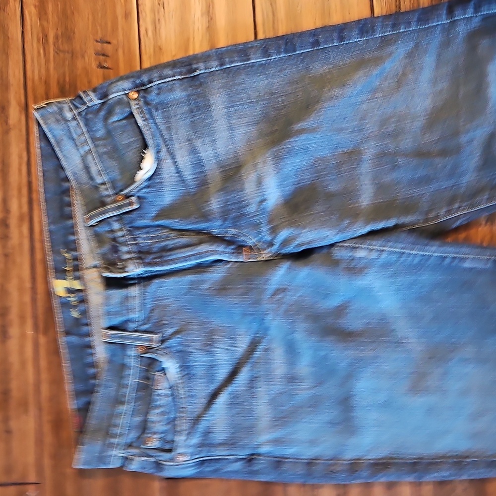 7 For All Mankind Bootcut Denim Jeans Size 31 - Picture 2 of 5